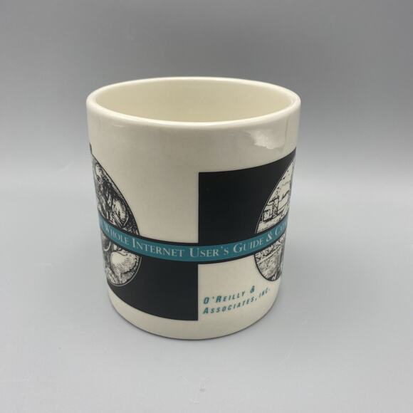 The Whole Internet User's Guide & Catalog‎ Coffee MUG Cup Stoneware Computer - Picture 2 of 8